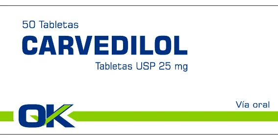 Carvedilol Ok 25 mg